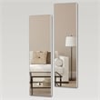 CRO Decor Aayansh Assembly Frameless Accent Mirror Wall-mounted