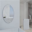 CRO Decor Abrihet Frameless Accent Mirror Wall Mounted Mirror
