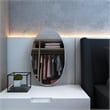 CRO Decor Abrihet Frameless Accent Mirror Wall Mounted Mirror