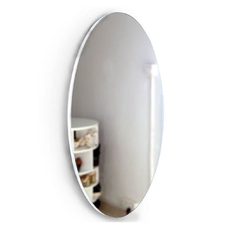 CRO Decor Abrihet Frameless Accent Mirror Wall Mounted Mirror