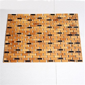 CRO Decor Edwa Bamboo Rectangle Rayon from Bamboo Reversible Shower mat