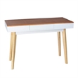 CRO Decor Home Desk Wood in Brown
