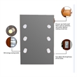 CRO Decor Wall Mounted Mirror With Light