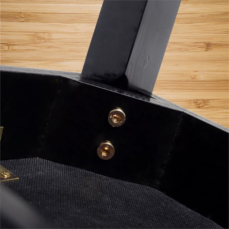 CRO Decor 18'' Tall Vanity Stool-Black