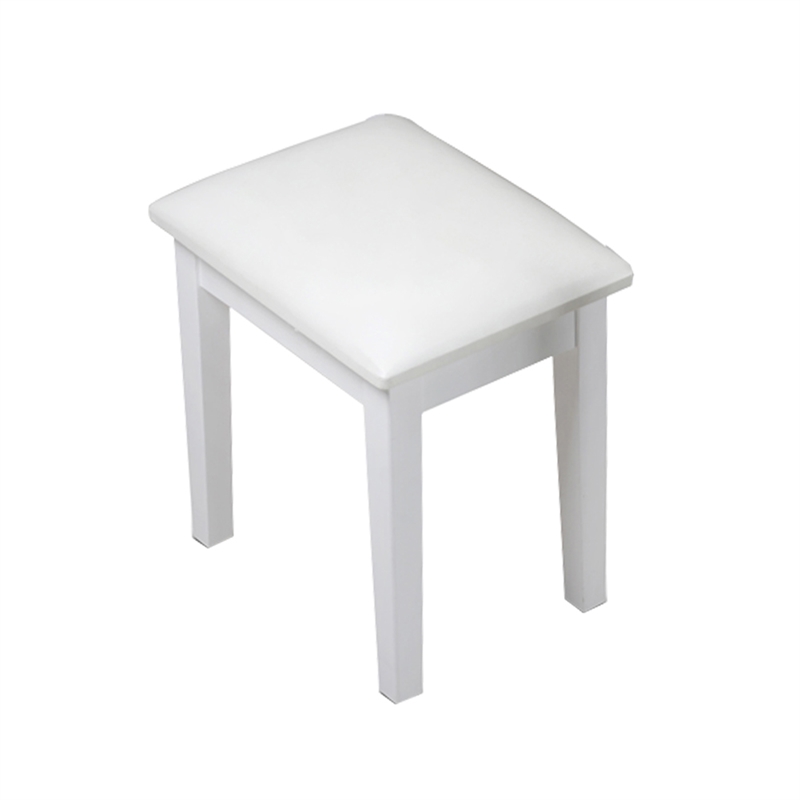 CRO Decor White Wood Upholstered 18