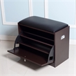 CRO Decor 9 Pair Shoe Storage Cabinet-Brown