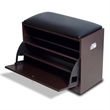 CRO Decor 9 Pair Shoe Storage Cabinet-Brown