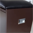 CRO Decor 9 Pair Shoe Storage Cabinet-Brown