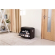 CRO Decor 9 Pair Shoe Storage Cabinet-Brown