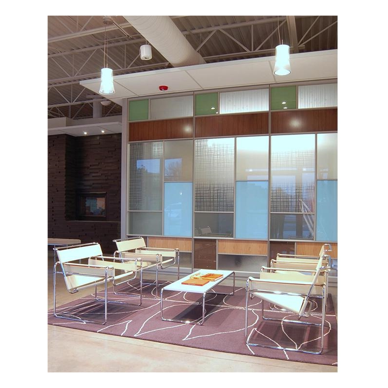 CRO Decor Leather Club Chair Steel Frame Armchair in White Set of 2