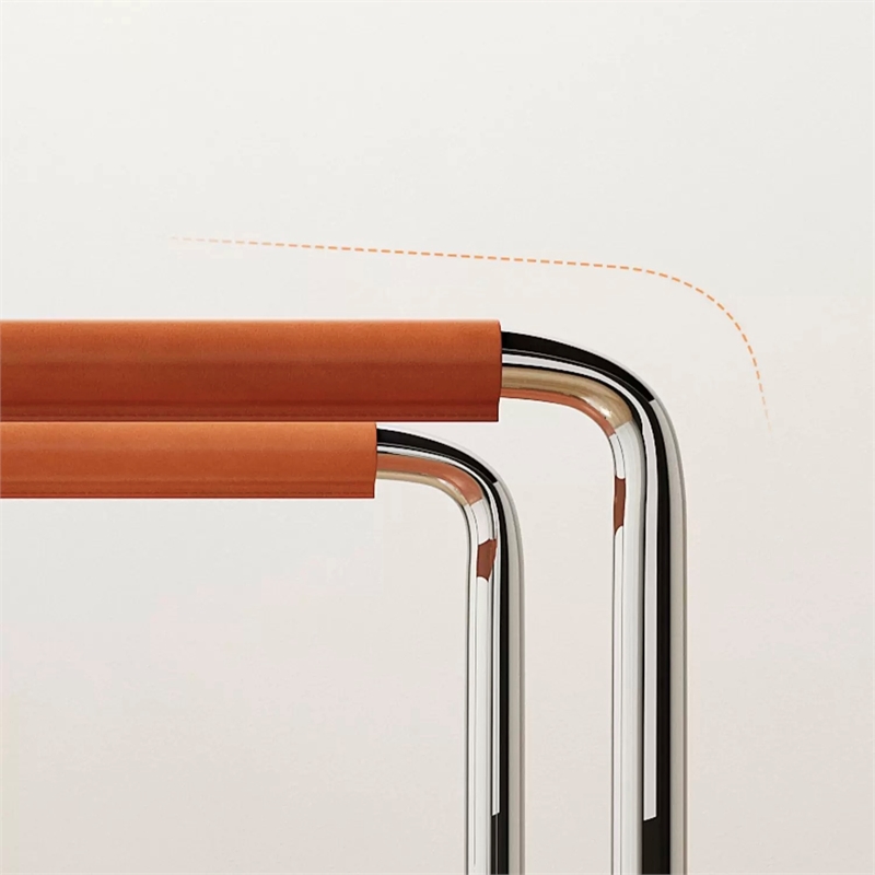 CRO Decor Modern Faux Leather Stainless Steel Office Chair Dining Chair