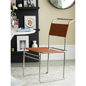 cro decor cantilever chair stainless steel tube office chair dining chair