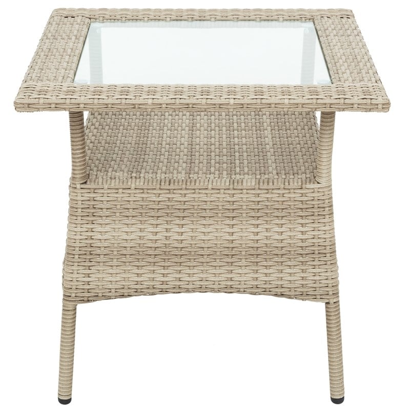 CRO Decor Outdoor Patio 4pc PE Wicker Rattan Sofa Set with Adjustable Backs