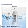 CRO Decor  One Piece Extended Dual Flush Freestanding Toilet White