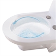 CRO Decor  One-Piece Dual Flush Free-Standing Toilet White