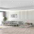 CRO Decor Full-Over-Full-Over-Full Triple Bed with Built-in Ladder and Slide