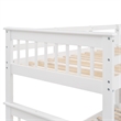 CRO Decor Stairway Twin-Over-Full Bunk Bed with Twin Trundle Storage (White)