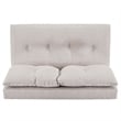 CRO Decor Adjustable Fabric Folding Chaise Lounge Sofa Floor Couch and Sofa