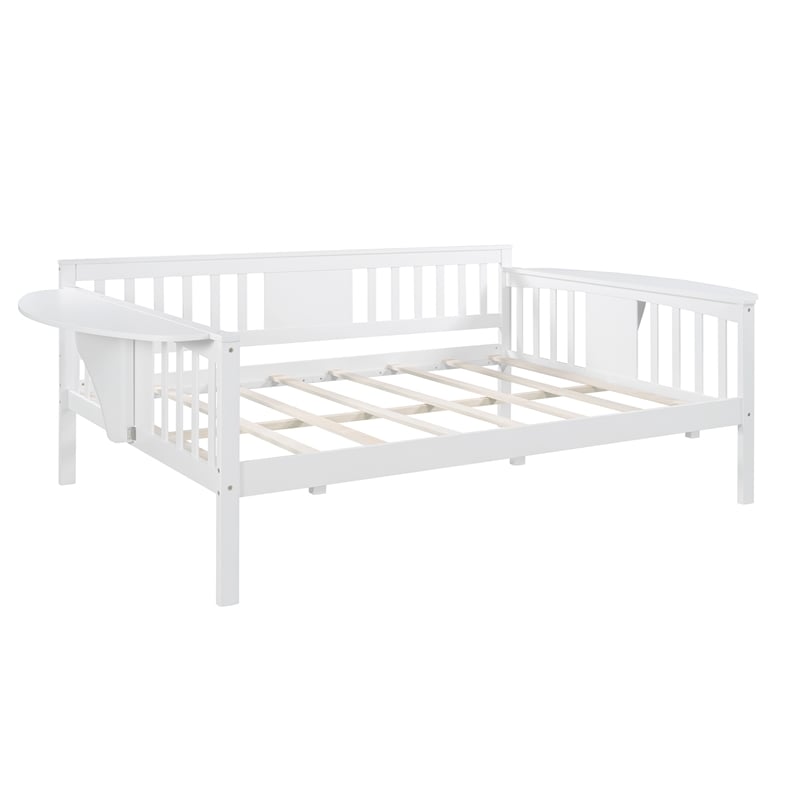 CRO Decor Full size Daybed Wood Slat Support (White)