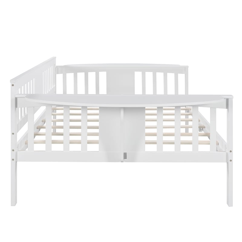 CRO Decor Full size Daybed Wood Slat Support (White)