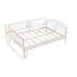 CRO Decor Full size Daybed Wood Slat Support (White)
