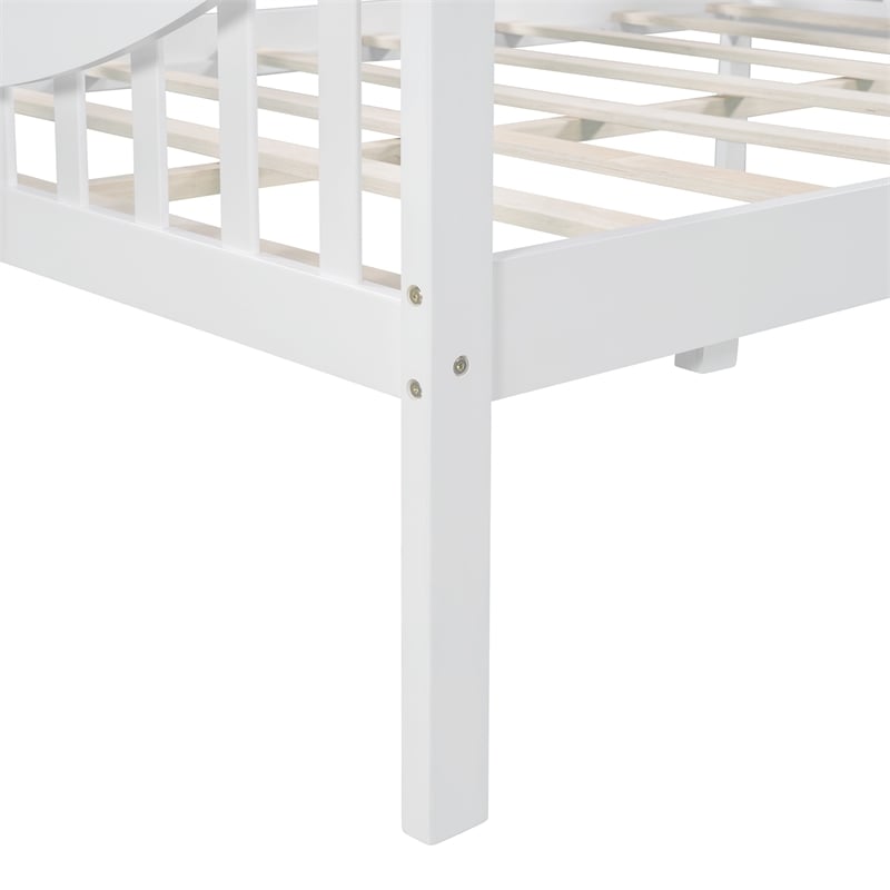 CRO Decor Full size Daybed Wood Slat Support (White)