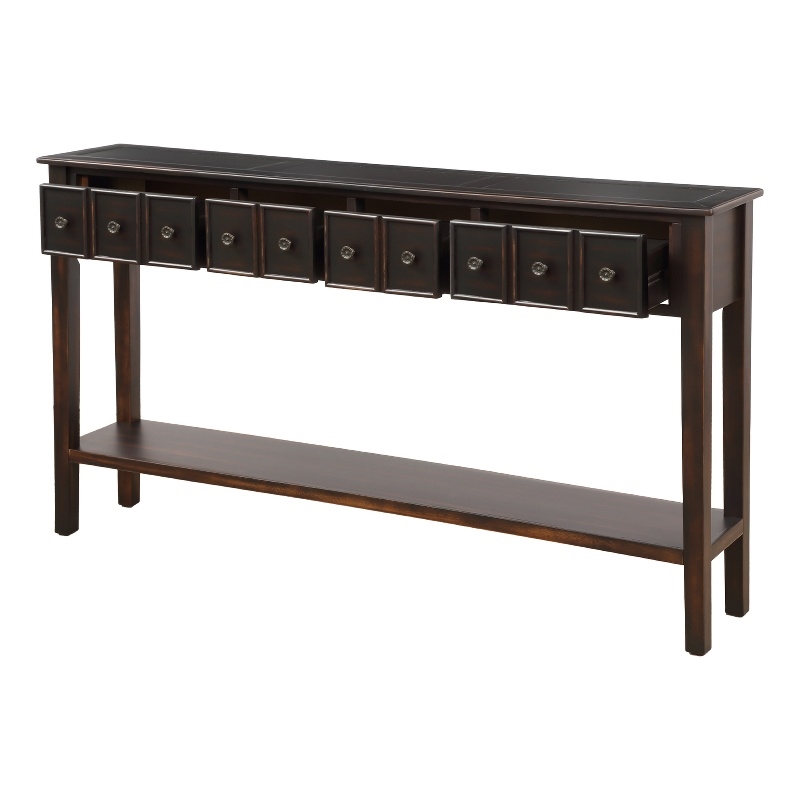 CRO Decor Rustic Entryway Console Table 60