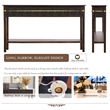 CRO Decor Rustic Entryway Console Table 60