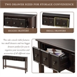 CRO Decor Rustic Entryway Console Table 60