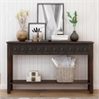 CRO Decor Rustic Entryway Console Table 60