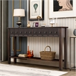 CRO Decor Rustic Entryway Console Table 60