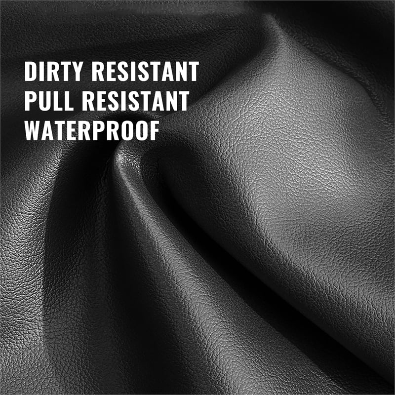 CRO Decor Black Genuine Leather Armchair with Encasing Stainless Steel Frame