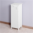 CRO Decor White Bathroom Storage Cabinet Freestanding Cabinet with Drawers