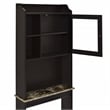 CRO Decor Over The Toilet Space Saver Organization Wood Storage Cabinet Espresso