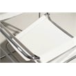 CRO Decor White recycled Leather Club Steel Frame Accent Chairs (Saddle Leather)