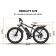 750W Electric Bike Fat Tire Removable Lithium Battery for Adults with Fender