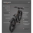 750W Electric Bike Fat Tire Removable Lithium Battery for Adults with Fender