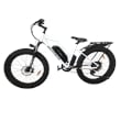 Camouflage Electric Bike Fat Tire Removable Lithium Battery  with Fender(White)