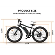 500W Electric Bike Fat Tire P7 36V 12.5AH Removable Lithium Battery for Adults