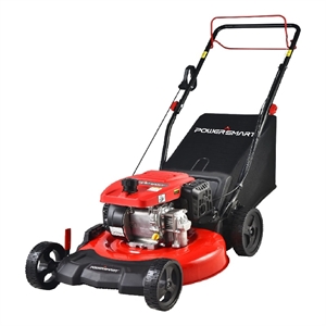 self propelled 21 inch lawn mower gas powered with 209cc 4-stroke engine 3 in 1