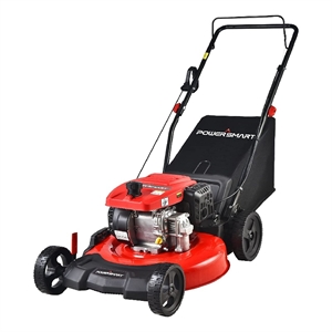 lawn mower gas powered with bag 21 inch with 209cc 4-stroke engine 3 in 1