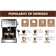 Espresso Machine 20-Bar Espresso Maker 1.5L Water Tank (Sliver)