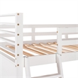 CRO Decor Twin over Twin Wood Bunk Bed with Two Drawers (White)