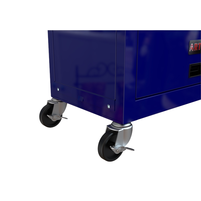 CRO Decor High Capacity Tool Chest with Wheels 8 Drawers Tool Storage (Blue)