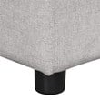 CRO Decor pull-out sofa bed 3 seater with storage chaise longue and cup holder