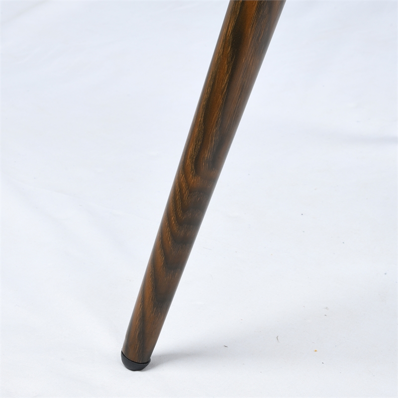 CRO Decor Green Flannel Cover Upholstered Dining Chairs (Set of 2)