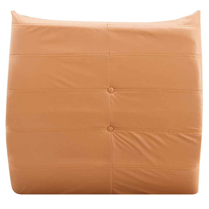 CRO Decor Full Foam Filled Sofa Chair (Orange)