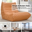 CRO Decor Full Foam Filled Sofa Chair (Orange)