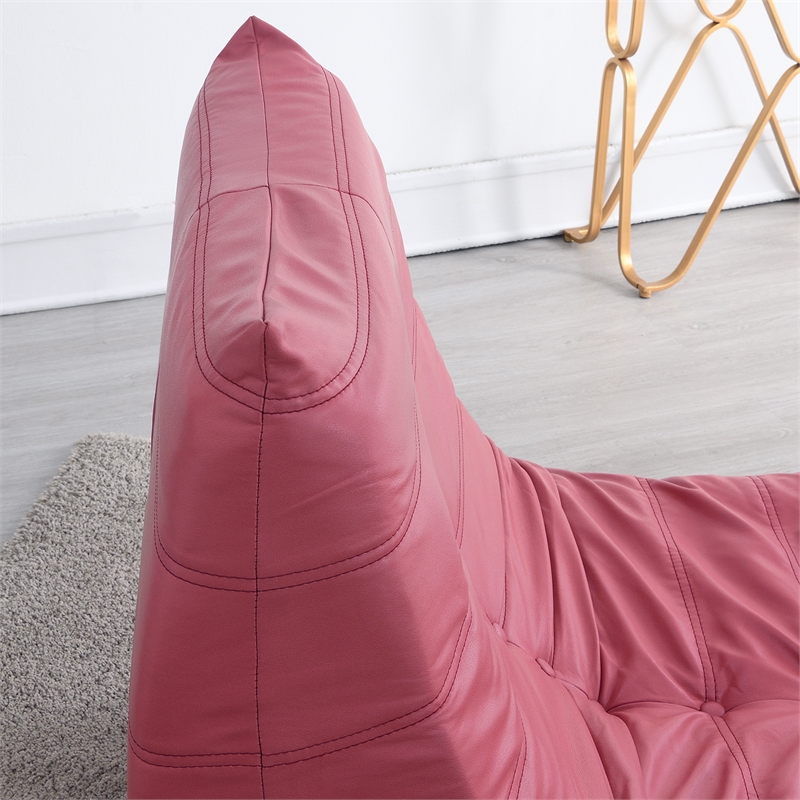 CRO Decor Full Foam Filled Sofa Chair (Red)