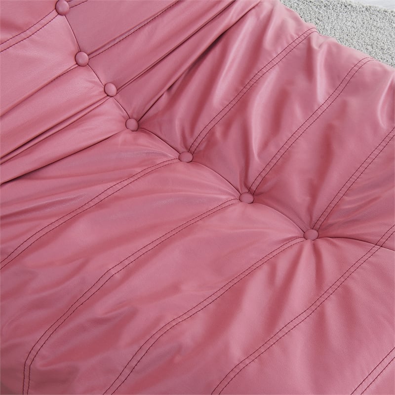 CRO Decor Full Foam Filled Sofa Chair (Red)